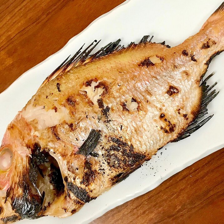 鯛の塩焼き